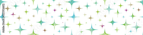 Water colored glitter shapes background. Seamless pattern.Vector. 水彩キラキラパターン	