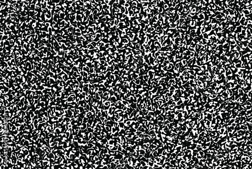 Abstract monochrome dark background of chaotic spots. Overlay template. Vector illustration. Ideas for your graphic design, banner, poster, packaging, for site or more