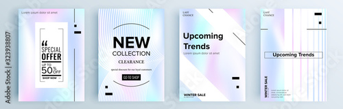 Modern abstract covers set, minimal covers design. Colorful geometric background, vector illustration.