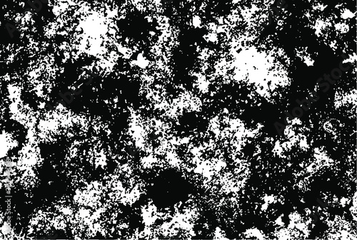 Abstract monochrome dark background of chaotic spots. Overlay template. Vector illustration. Ideas for your graphic design, banner, poster, packaging, for site or more