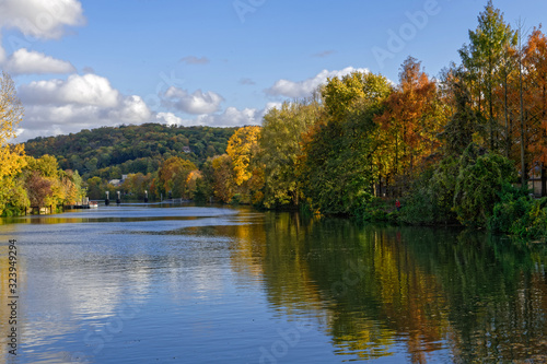 River Seine in autumn