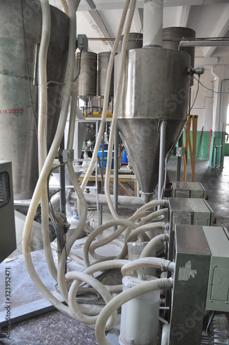 Industrial Pneumatic Conveying System for Powder Processing in factory