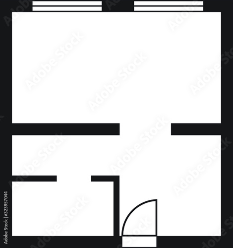 House plan vector icon