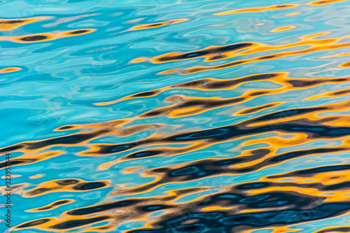 reflection in water ripples