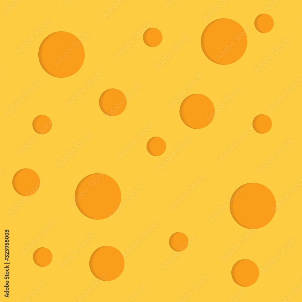 yellow cheese background- vector illustration