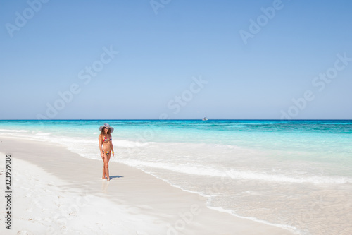 woman on the beach © Oleksandr Drozdov