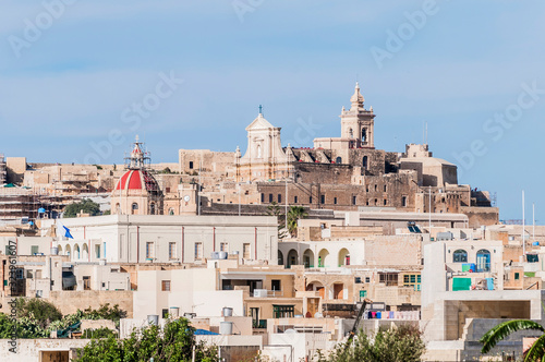Cathedral in Rabat (Victoria), Gozo Island, Malta.