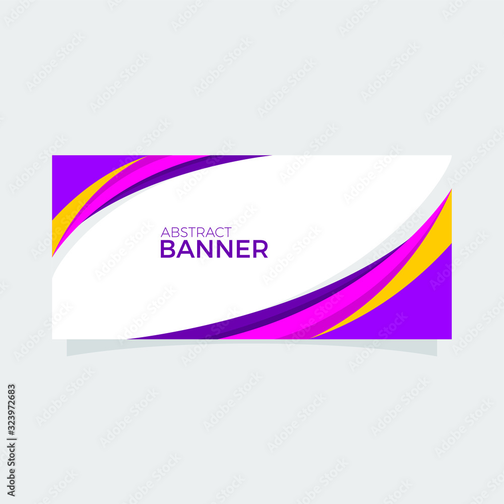 Abstract Banner Simple and clean design Abstract Banner Simple and clean design