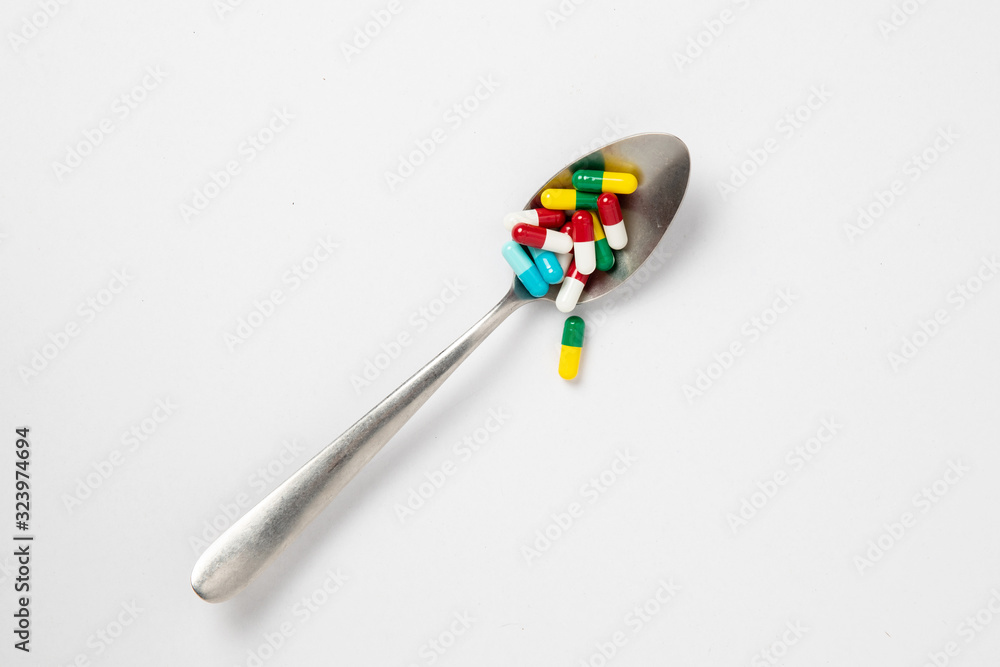 medicine vitamin for health care white background medicine vitamin for health care white background