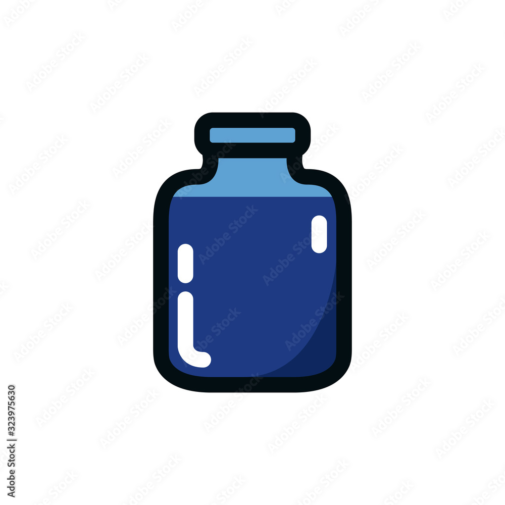 ink for writing flat icon, vector illustration ink for writing flat icon, vector illustration