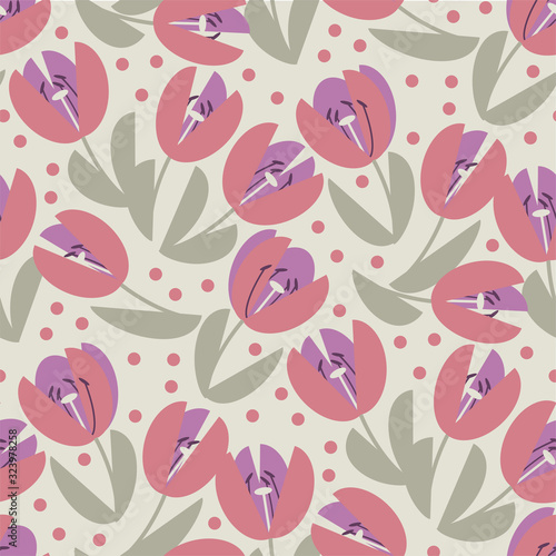 Cute elegant pastel rosy tu...