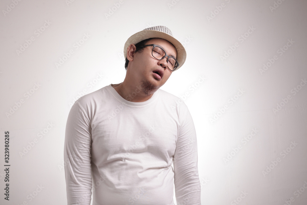 Sleepy Tired Young Man Sleepy Tired Young Man