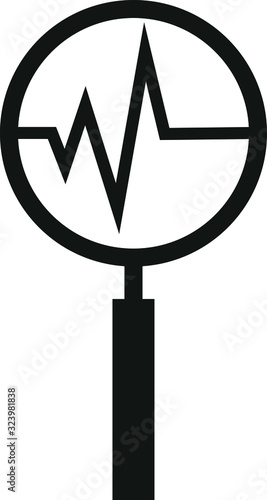 Computer diagnostics icon