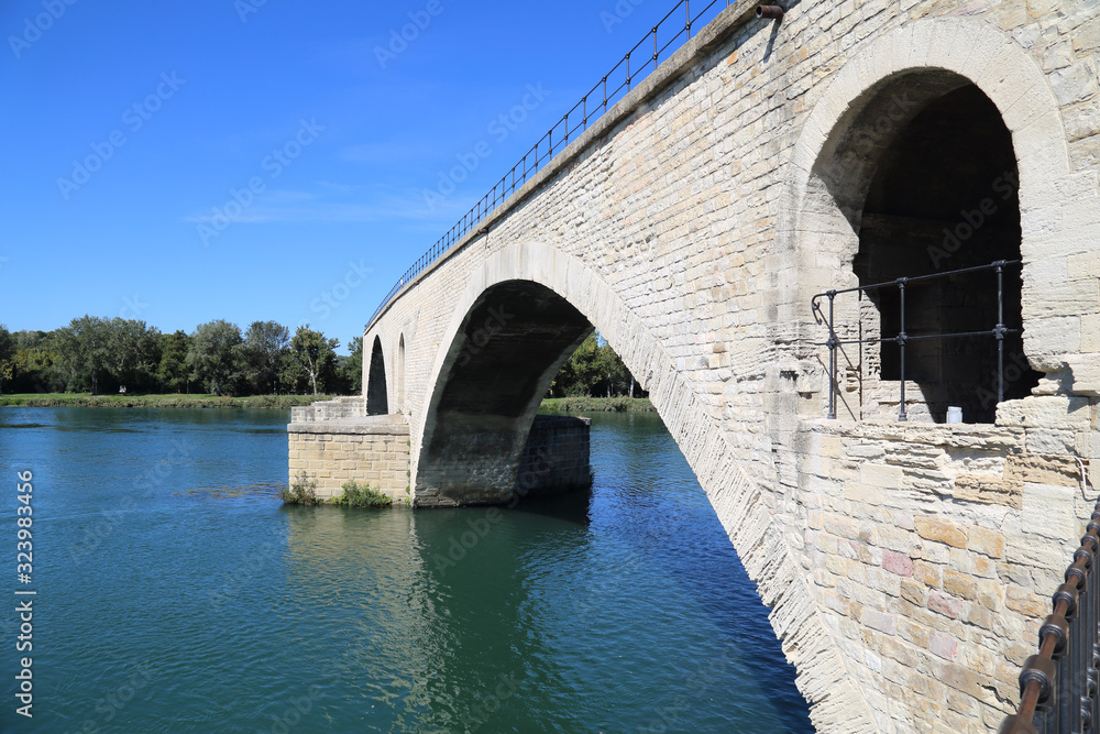 The old bridge of Avignon, France