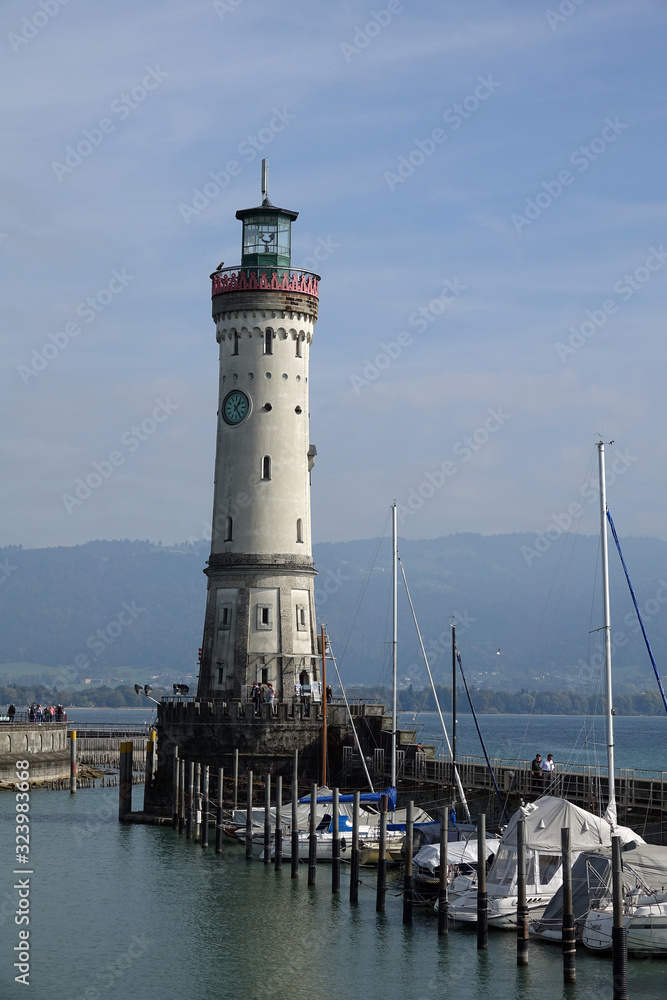 Leuchtturm in Lindau im Bodensee