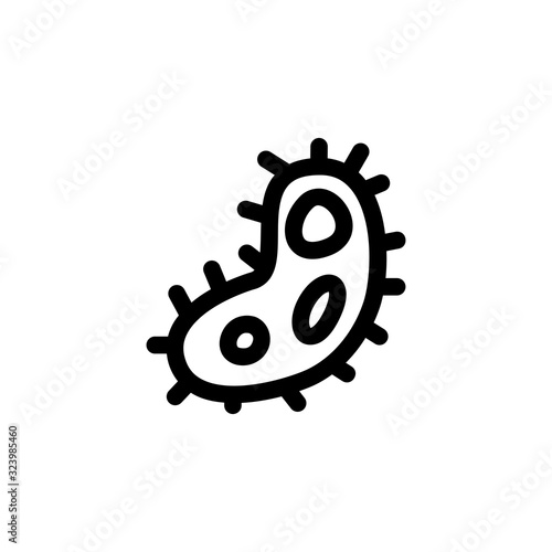 Microbe Icon. Molecule, Biology, Research, Laboratory, Science Icon