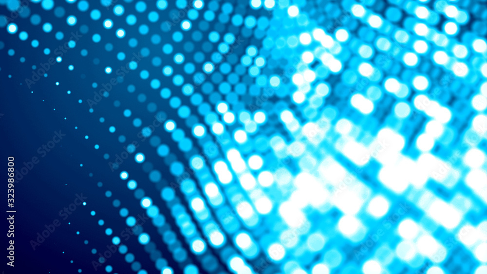 Dot white blue wave light screen gradient texture background. Abstract technology big data digital background. 3d rendering. Dot white blue wave light screen gradient texture background. Abstract technology big data digital background. 3d rendering.