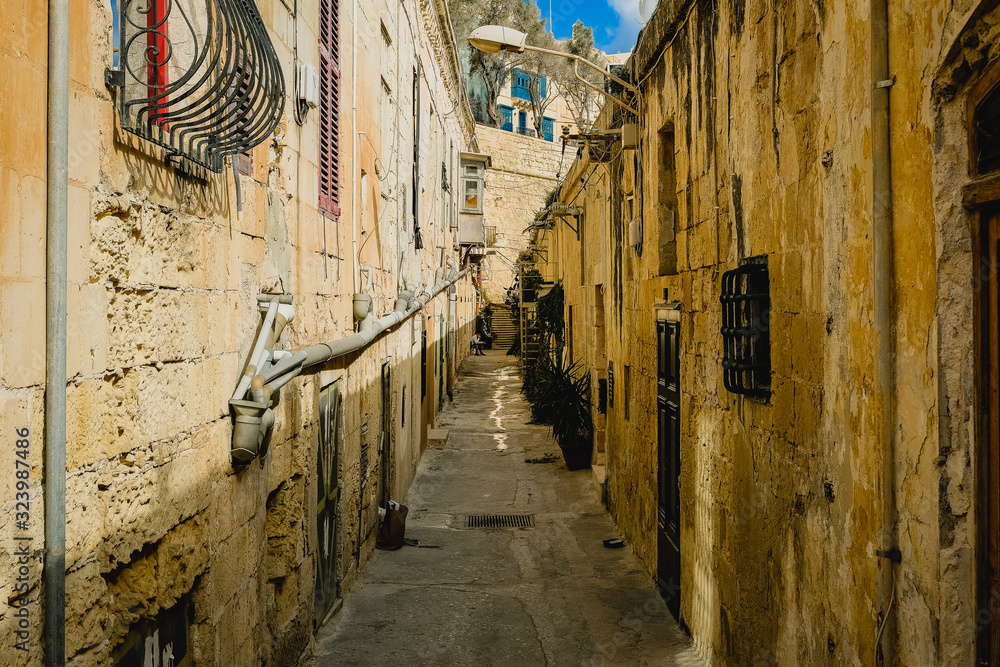 Narrow street in Malta