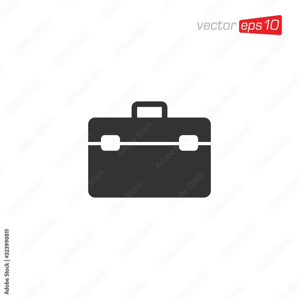 Suitcase and Bag Icon Design Vector Suitcase and Bag Icon Design Vector
