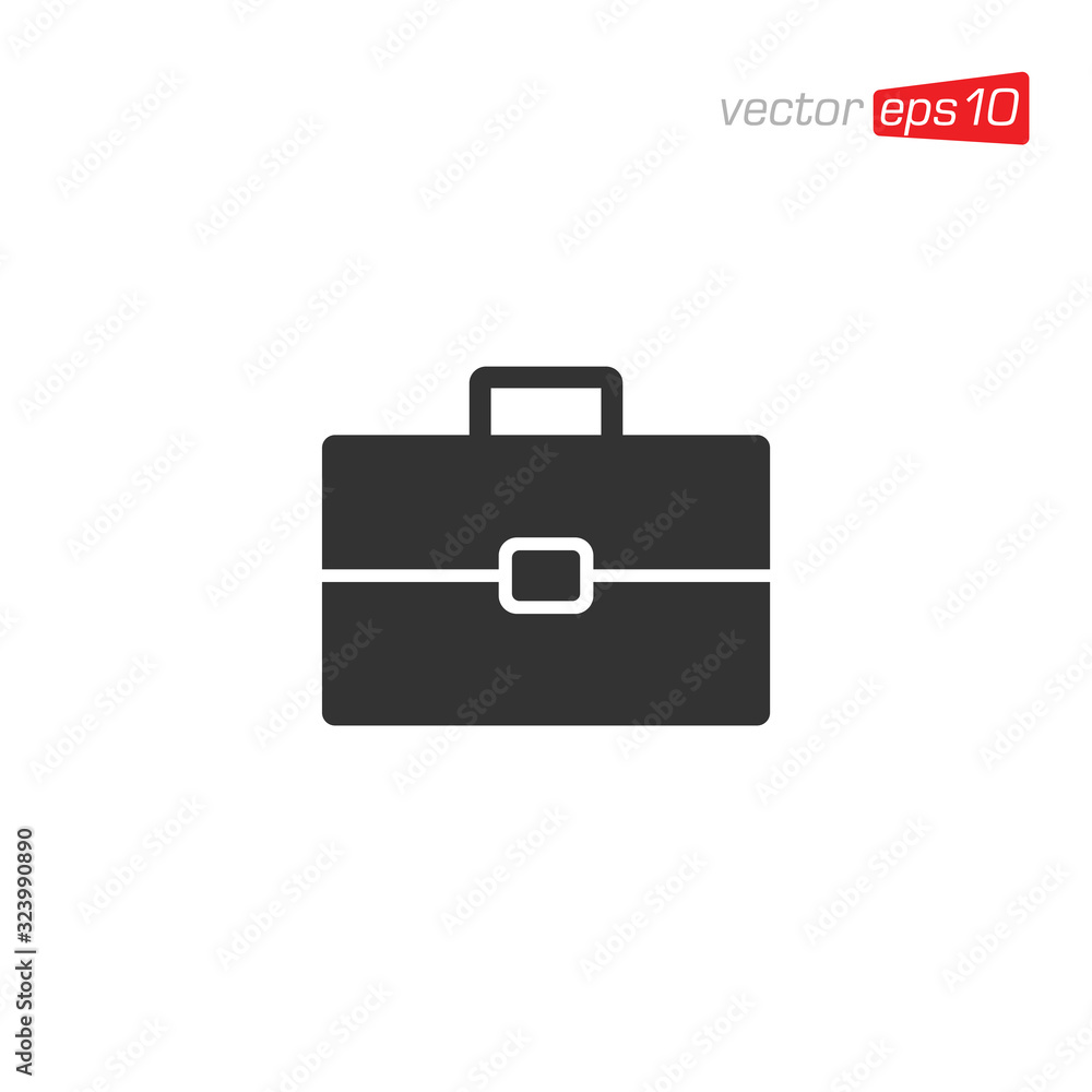 Suitcase and Bag Icon Design Vector Suitcase and Bag Icon Design Vector