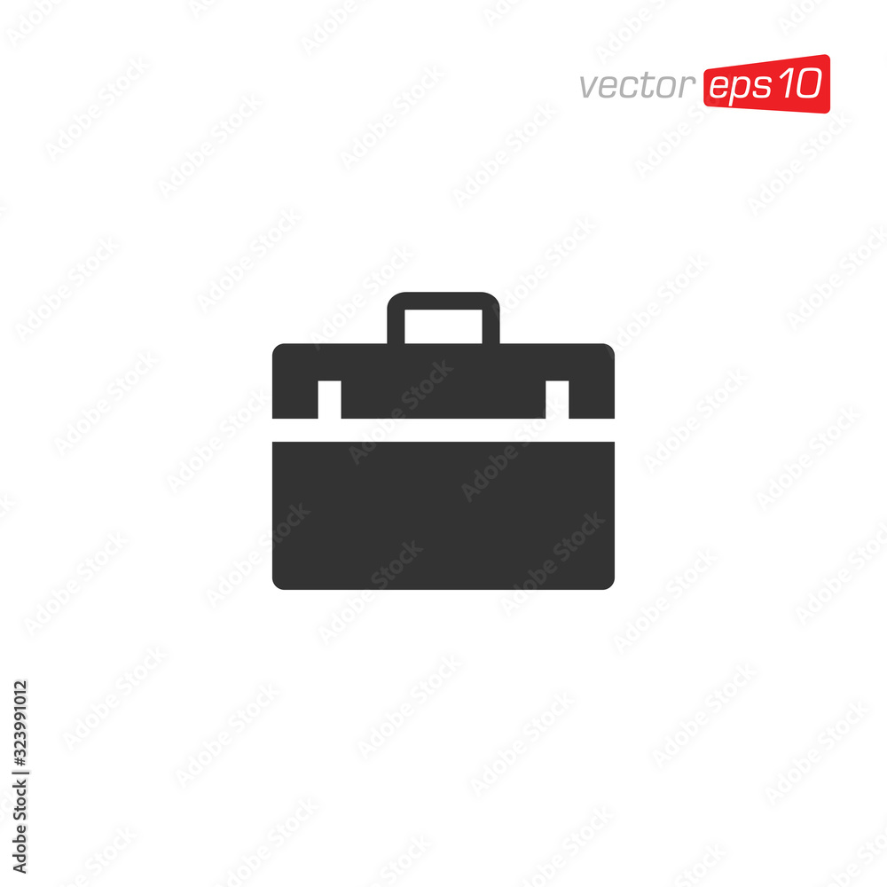 Suitcase and Bag Icon Design Vector Suitcase and Bag Icon Design Vector
