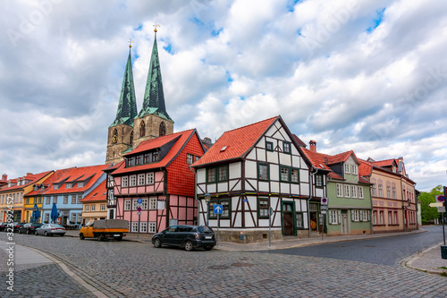 Timber framed architecture of Quedlinburg, Germany