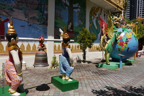 Obraz na plátně Georg Town Penang burmesischer Tempel Burma