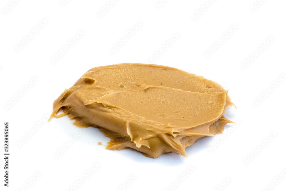 Penaut butter isolated on white background Penaut butter isolated on white background