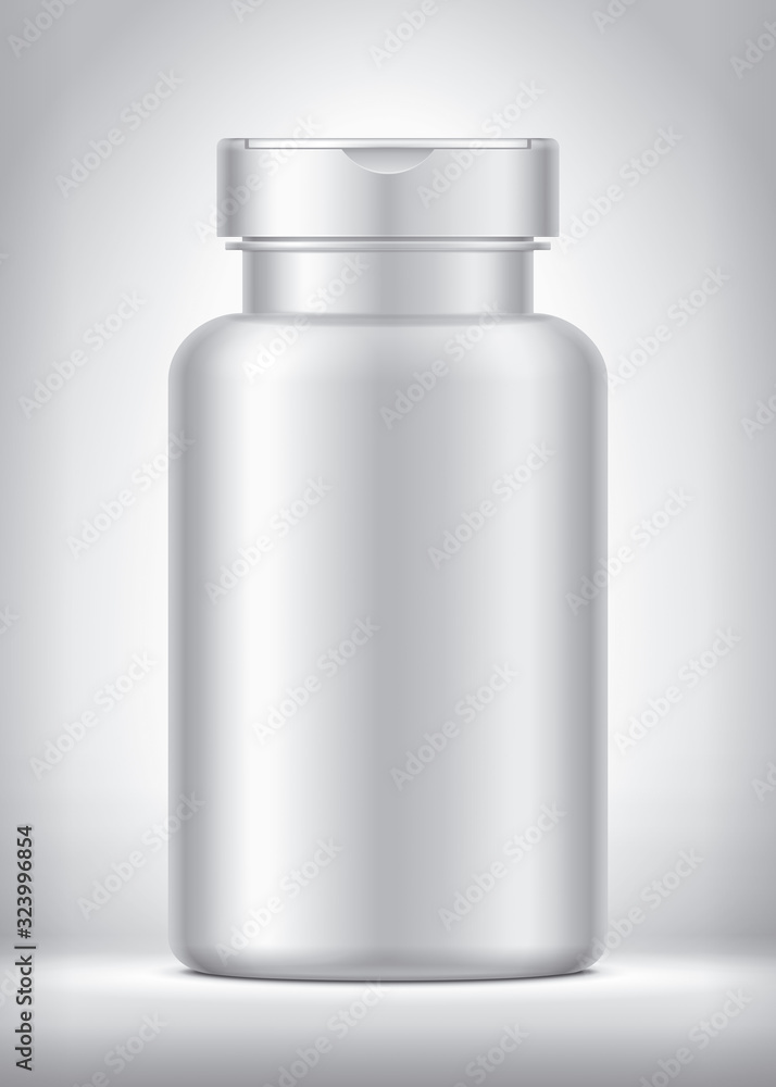 Bottle on background. Matt version. Bottle on background. Matt version.