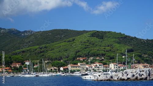 view of port on Elba