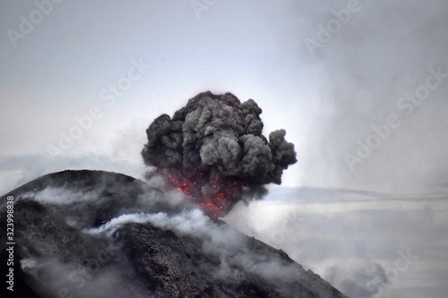 Fuego Volcano Eruption - Guatemala 