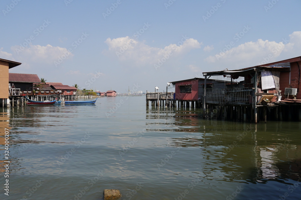 Penang, Georg Town, Jetties,