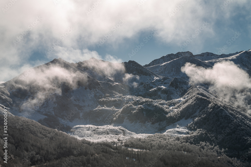 French Pyrenees mountains Ariege