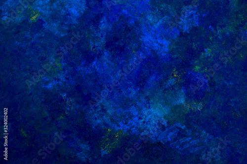 Blue oil paint mixed. Abstract texture.