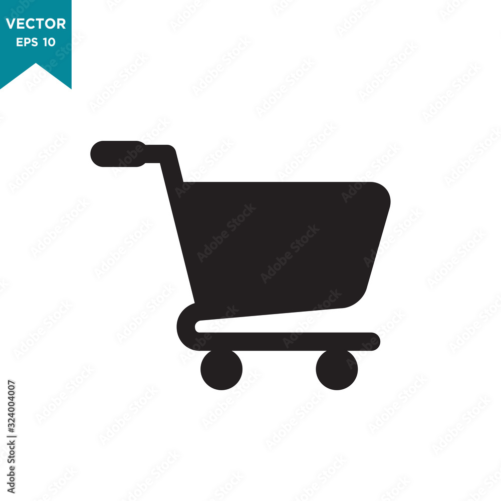 shopping cart icon vector logo template shopping cart icon vector logo template