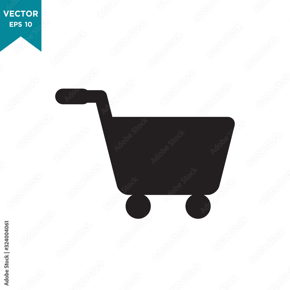 shopping cart icon vector logo template shopping cart icon vector logo template