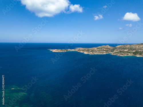 Impressive view over La Maddalena, Sardinia, Italy. 