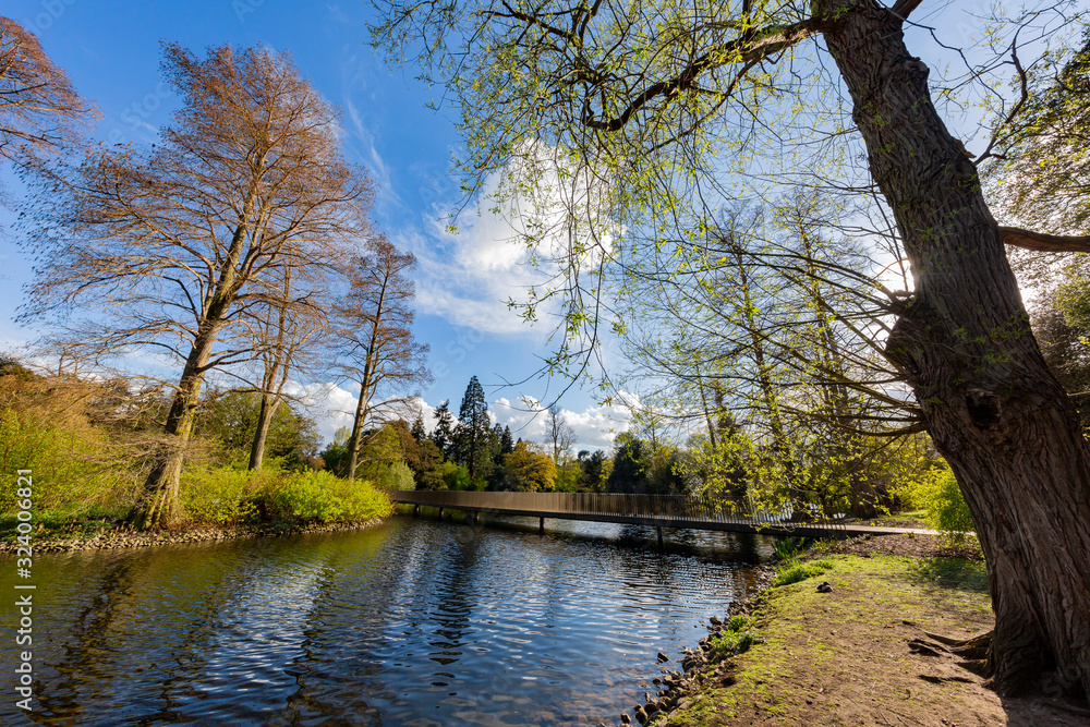 The beautiful natural landscape of the Kew Garden The beautiful natural landscape of the Kew Garden