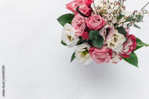 Beautiful spring bouquet with tender flowers  © Ann