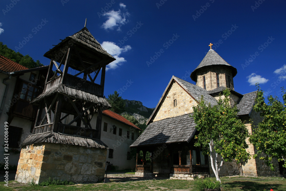 Annunciation monastery - one of Ovcar–Kablar Monasteries in Canyon of Western Morava River, Serbia Annunciation monastery - one of Ovcar–Kablar Monasteries in Canyon of Western Morava River, Serbia