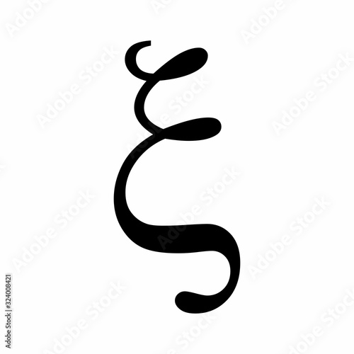 Xi greek letter icon