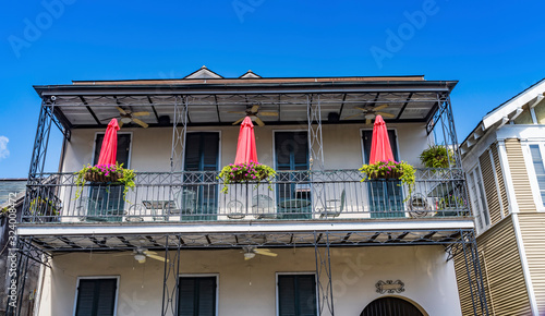 Old Building French Quarther Dumaine Street New Orleans Louisiana photo