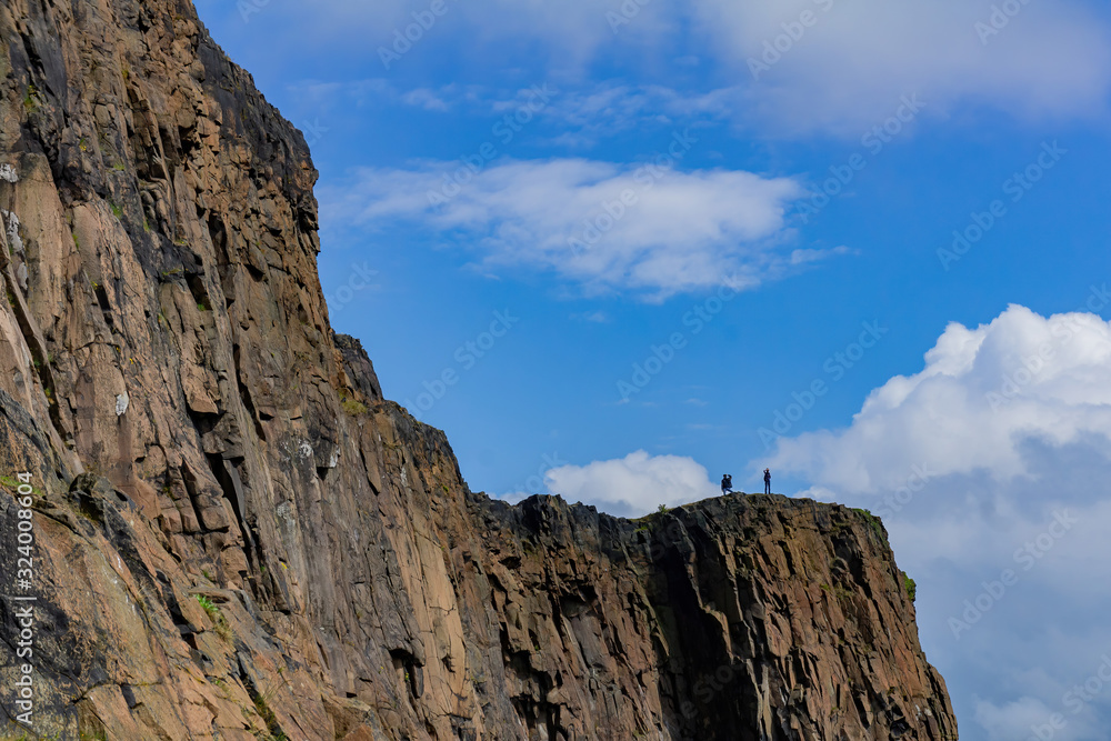 Beautiful natural landscape of Holyrood Park