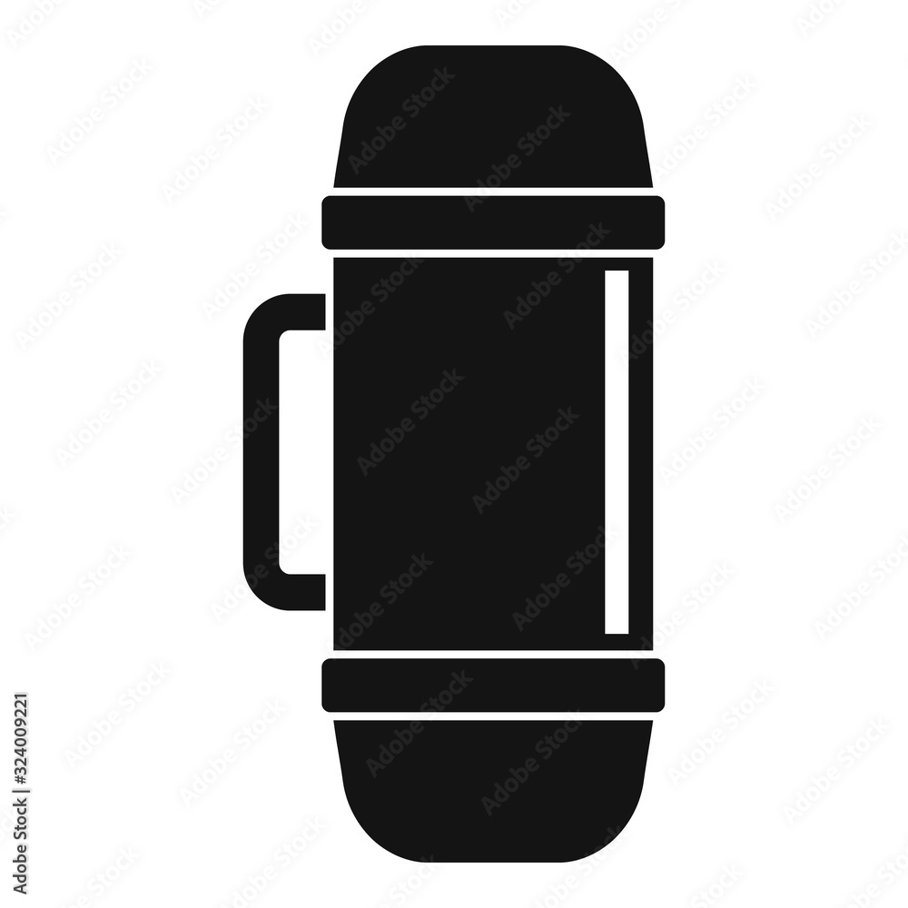 Home insulated bottle icon. Simple illustration of home insulated bottle vector icon for web design isolated on white background Home insulated bottle icon. Simple illustration of home insulated bottle vector icon for web design isolated on white background