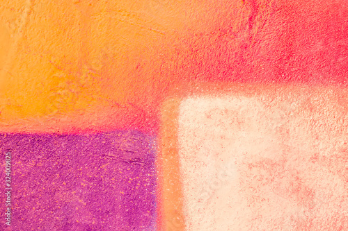 Fototapeta Art under ground. Beautiful street art graffiti background. The wall is decorated with abstract drawings house paint. Modern style urban culture of street youth. Abstract picture on wall