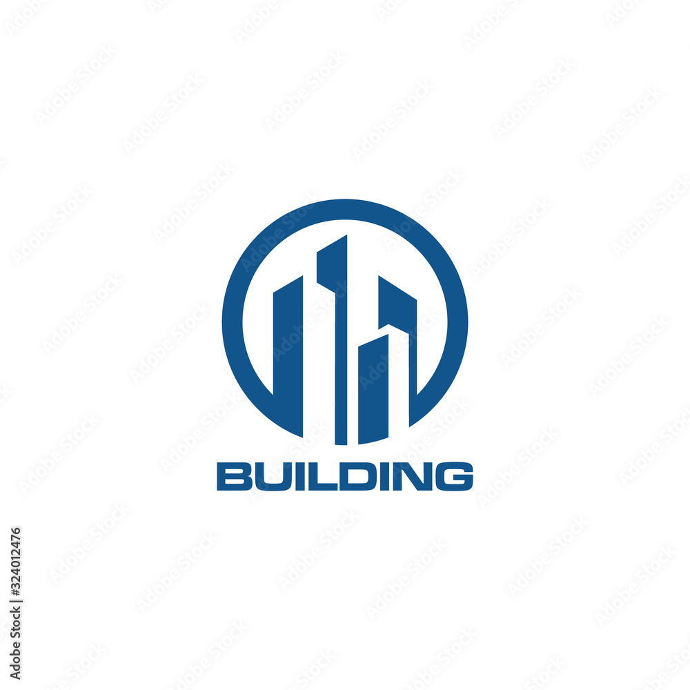 Building Construction Real Estate Logo Template Vector Icon Building Construction Real Estate Logo Template Vector Icon