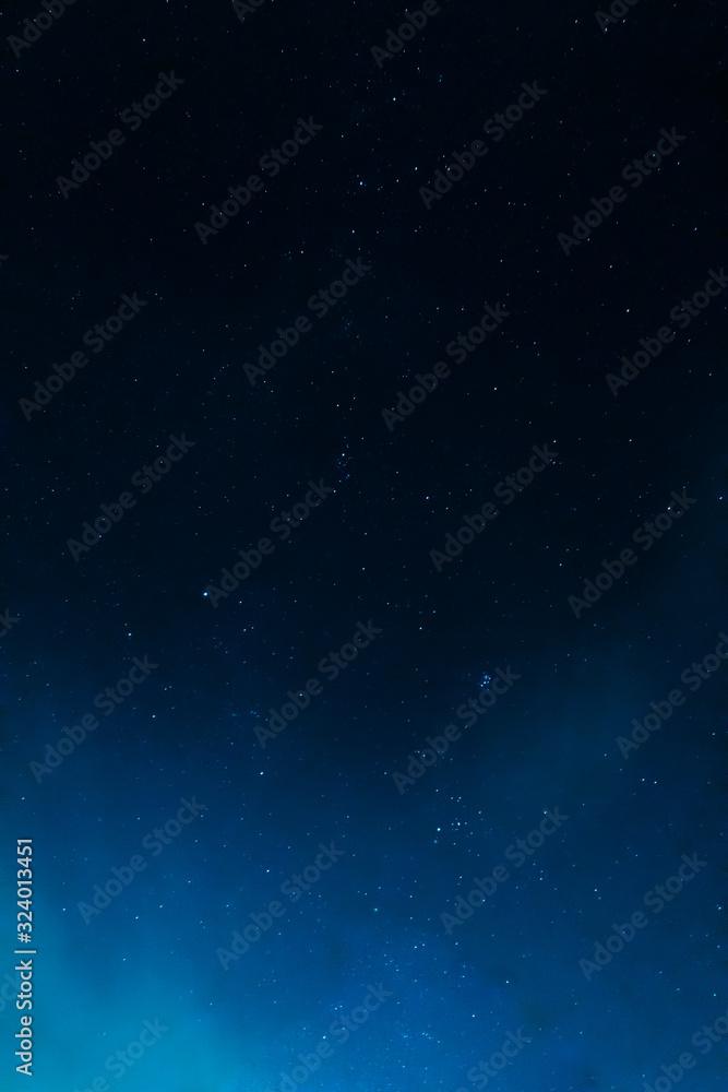 Fototapeta premium Sternenhimmel im Dezember Teil 2