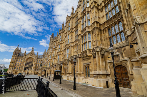 Fotografie Exterior view of the Houses of Parliament