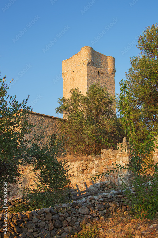 Old fortress in Kardamyli, Greece, Peloponnese