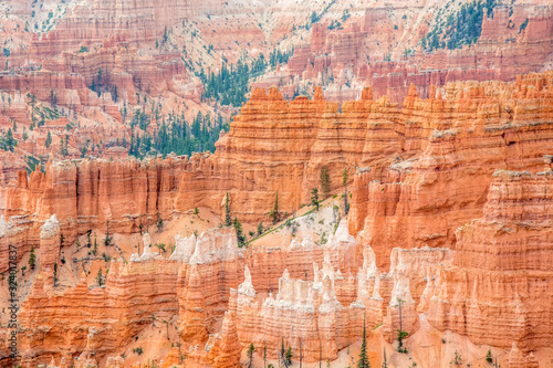 hoodoos in the bryce canyon national park